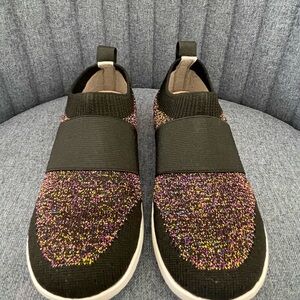 Livie & Luca Black and Multicolor Kids Sneakers